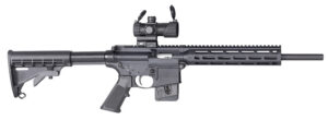 Smith & Wesson 12724 M&P15-22 Sport OR *CT, MA, MD, NJ Compliant 22 LR 16.50" 10+1 Black Fixed Black Synthetic Stock Black Polymer Grip Right Hand S&W M&P Red/Green Dot