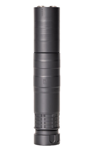 Rugged Suppressors RAD01762 Radiant762 7.62mm 1.50" Diameter, 17-4 Stainless Steel, Black Cerakote Finish, 5/8"-24 tpi