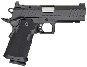 Springfield Armory PH9117AOS Prodigy  9mm Luger 20+1/17+1 4.25" Bull Barrel, Black Cerakote Carbon Steel Frame w/Picatinny Acc. Rail, Optic Ready Slide, Polymer Grip, Fiber Optic Sight