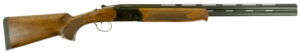 Stevens 22155 555  Compact 28 Gauge Break Open 2.75" 2rd 24" Black Satin Over/Under Vent Rib Barrel, Satin Black Aluminum Receiver, Fixed Satin Turkish Walnut Stock, Ambidextrous