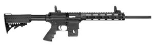 Smith & Wesson 10206 M&P15-22 Sport *CA,CO,MD Compliant 22 LR Caliber with 10+1 Capacity, 16.50" Barrel, Matte Black Metal Finish & 6 Position CAR Black Synthetic Stock Right Hand