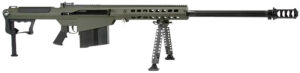 Barrett 14555 M107A1  50 BMG 10+1 29" Chrome-Lined Fluted Barrel, OD Green Cerakote Aluminum Receiver, OD Green Fixed Stock w/Thermal-Guard Cheek Piece & Sorbothane Recoil Pad, Optics Ready