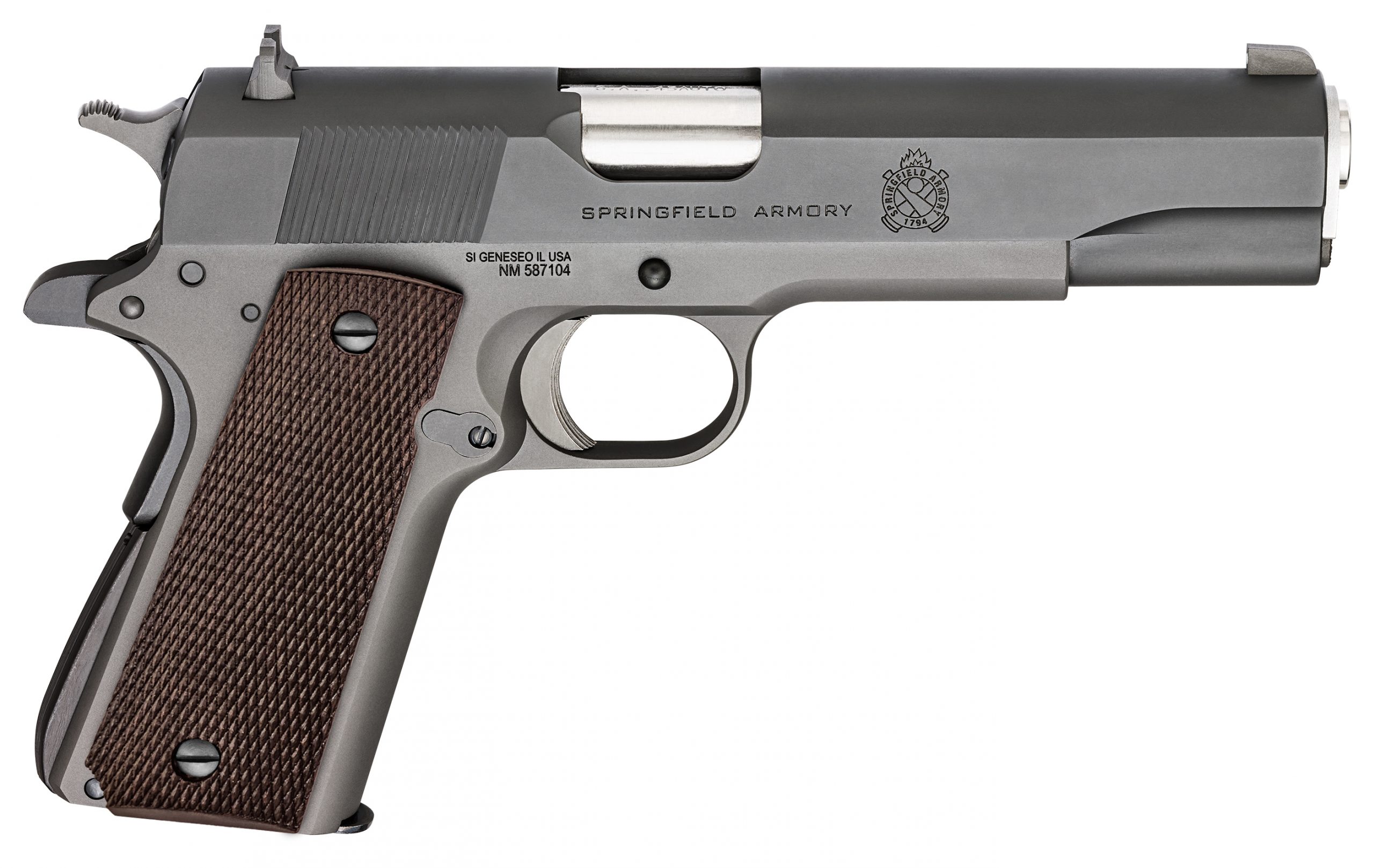 Springfield Armory 1911A1 Mil-Spec - 45 Auto - 5'' Barrel - 7+1 - Wood Grips