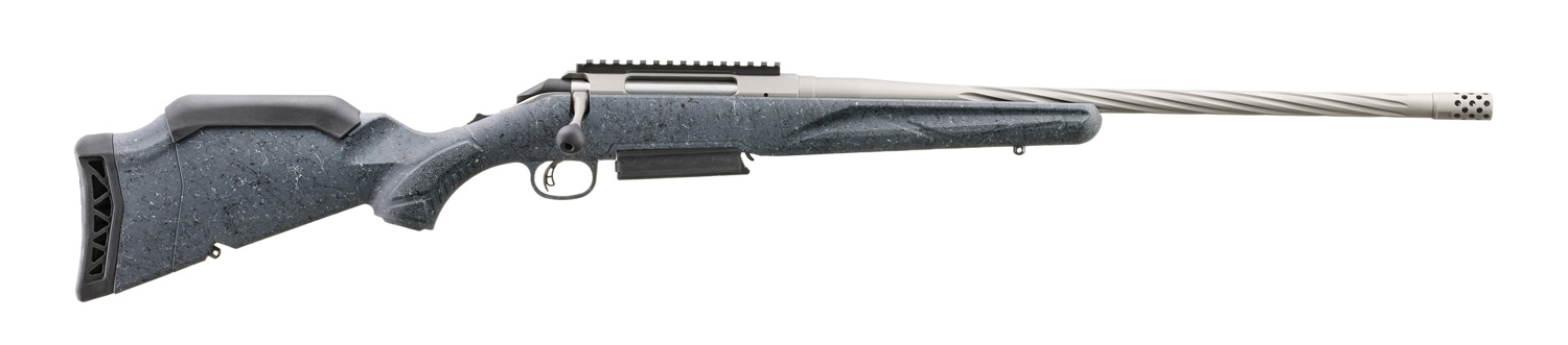 Ruger American Gen 2 - 300 Win Mag - 20" Barrel - 3+1 - Gray Splatter Stock