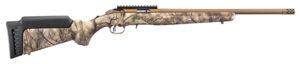 Ruger American - 22 LR - 18" Threaded Barrel - Bronze Cerakote / Go Wild Camo