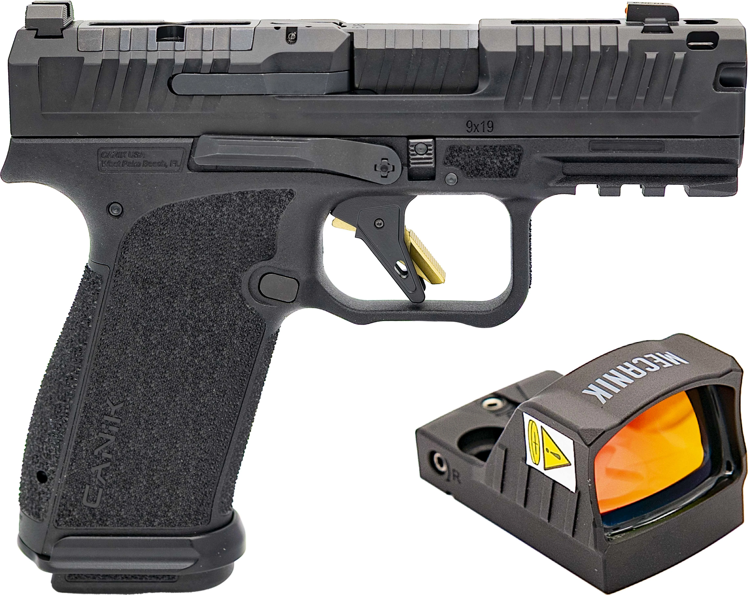 Canik METE MC9 Prime - 9mm - 3.64" Comp Barrel - WITH MO1 Optic - Night Sights - 17+1
