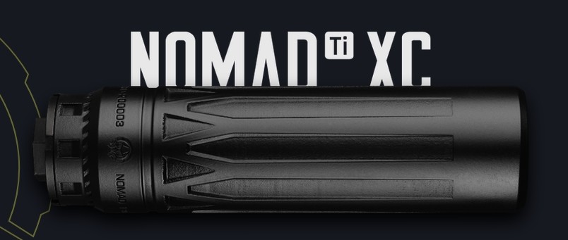 Dead Air Nomad TI XC Direct Thread - 30 Cal - Titanium - 5/8x24 Thread Pitch