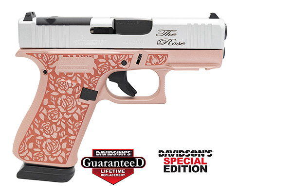 Glock 43X MOS - "The Rose" - 9mm - 15+1 - Davidson's Special Edition - Front Rail