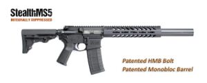 Stealth MS5 – Integrated Suppressor – 5.56 NATO – 16.25” Total Length - $0 TAX STAMP