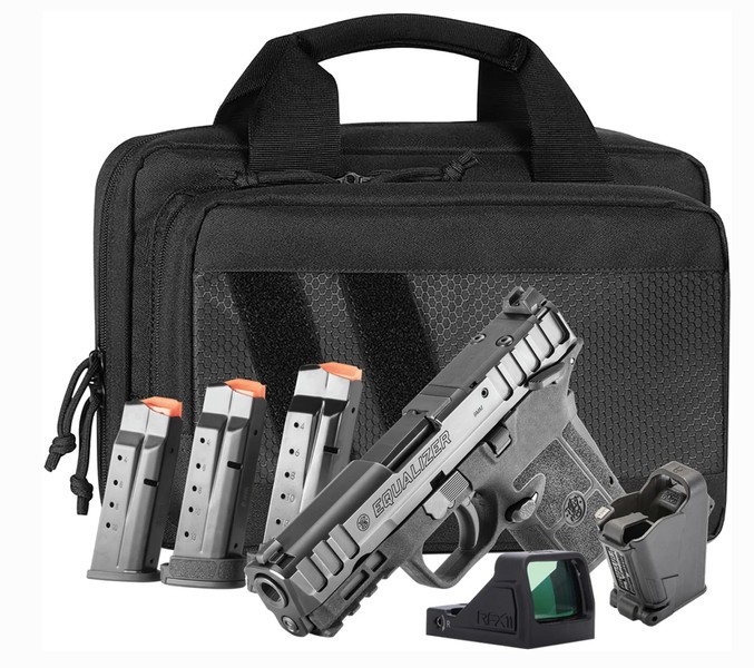Smith & Wesson Equalizer - 9mm - 3.675" Barrel - Optic Ready - Viridian RFX11 Green Dot - 3 Magazines