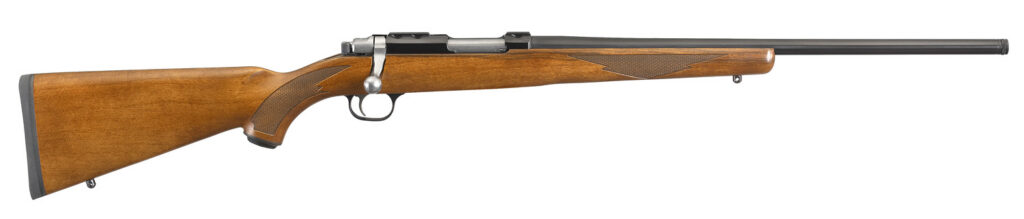 Ruger 77/22 - 22 Hornet - 20" Threaded Barrel - 6+1 - 1/2x28 Thread Pitch