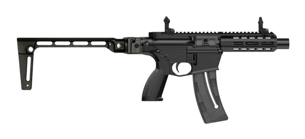 Retay RA1522 - 22 LR - 8" Threaded Barrel - 25+1 - Foldable Brace