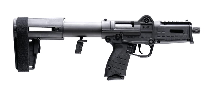 Kel Tec Sub-SDP - 9mm - 6" Threaded Folding Barrel - with Brace - Uses Glock 17 Magazines