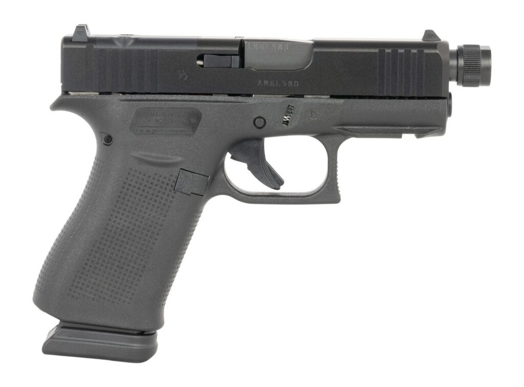Glock 43X MOS - 9mm - 3.41" THREADED BARREL - 15+1 - Suppressor Ready