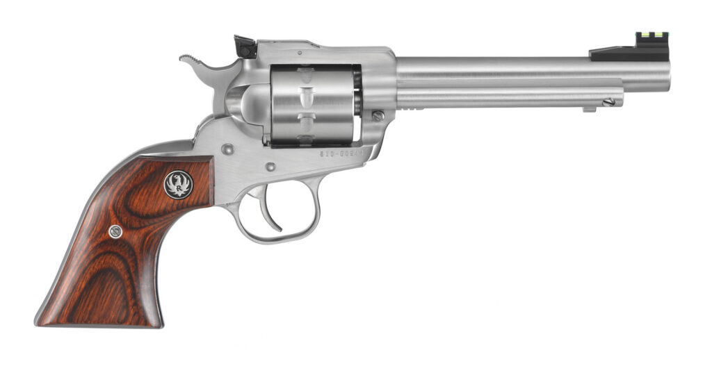 Ruger Single Ten - 22LR - 5.5" Barrel - 10 Shot - Fiber Optic Sight - Wood Grips