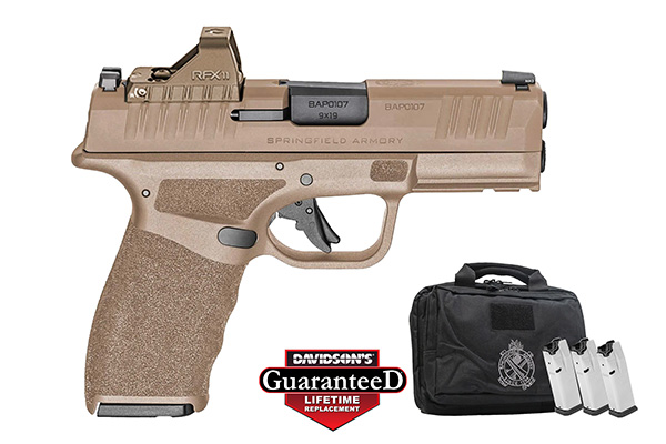 Springfield Armory Hellcat Pro Gear Pac - 9mm - 3.7" Barrel - 17+1 - w/ Viridian RFX11 Green Dot