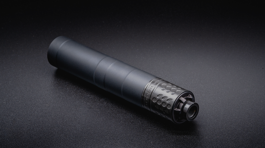 CGS Mod-9 - 9mm Suppressor - 1/2x28 Piston Included - Easily Adapts To Rifles