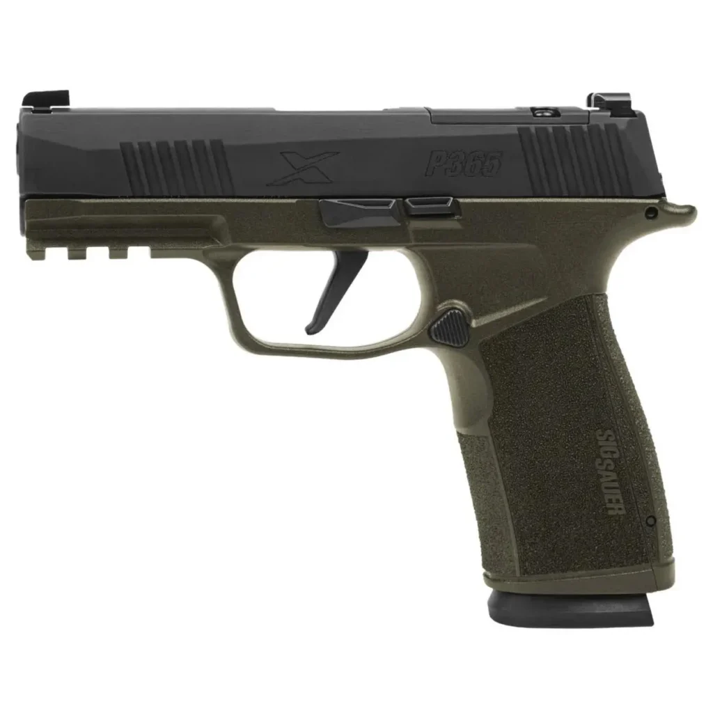 Sig Sauer P365-X Macro Fortunate Son - 9mm - 3.7" Barrel - 17+1 - Black/OD Green