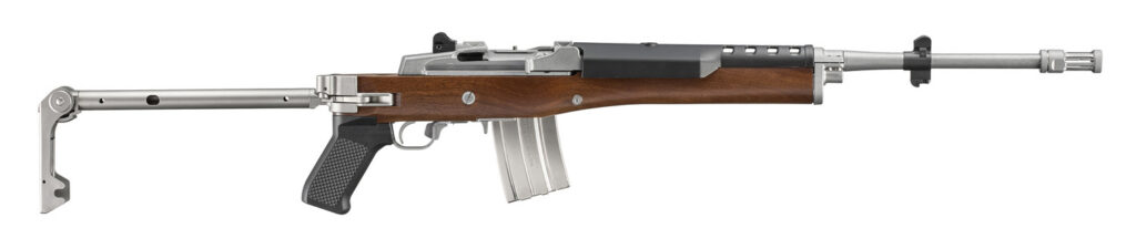 Ruger Mini-14 Tactical - 5.56 NATO - 18.5" Barrel - 20+1 - Folding Stock - Stainless Finish