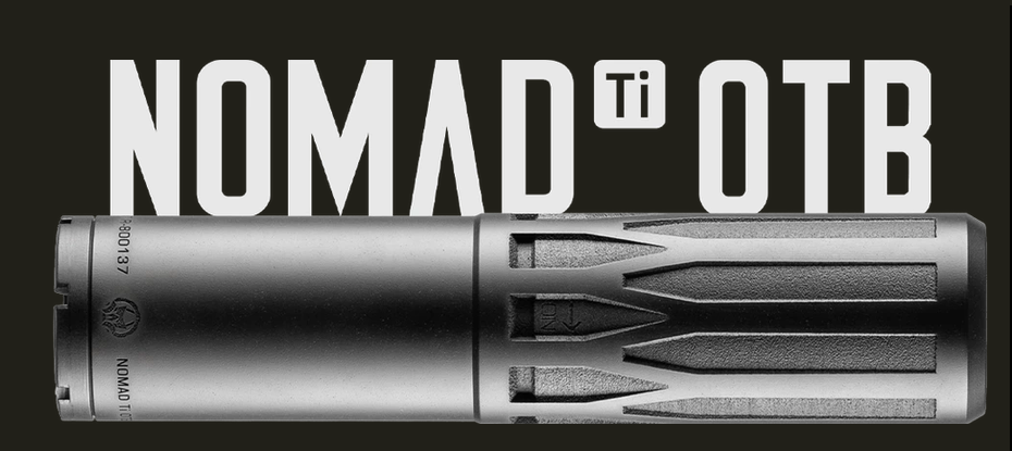 Dead Air Nomad-Ti XC - 30 Cal - Over The Barrel Design - Just 4.6" Past The Muzzle