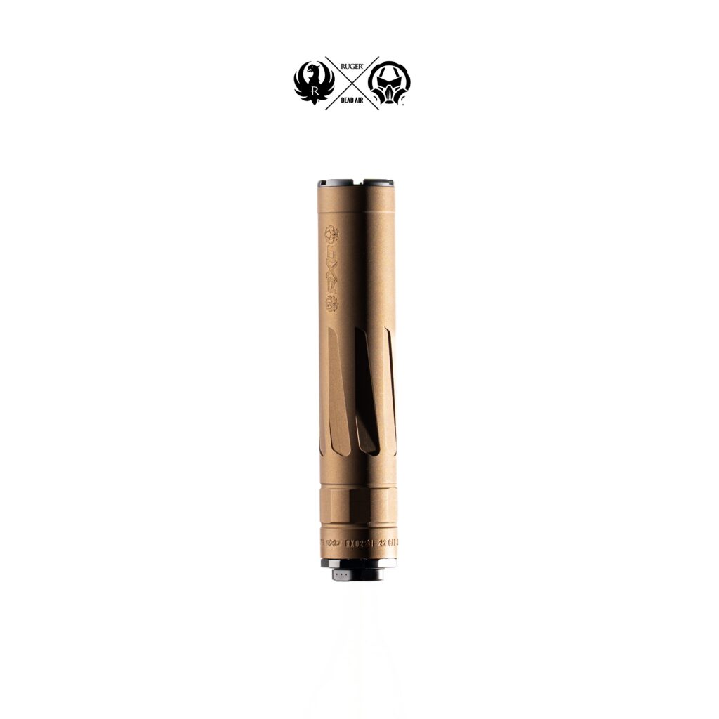 Dead Air RXD22TI – 22 cal – Burnt Bronze - Full Auto Rated For 22LR