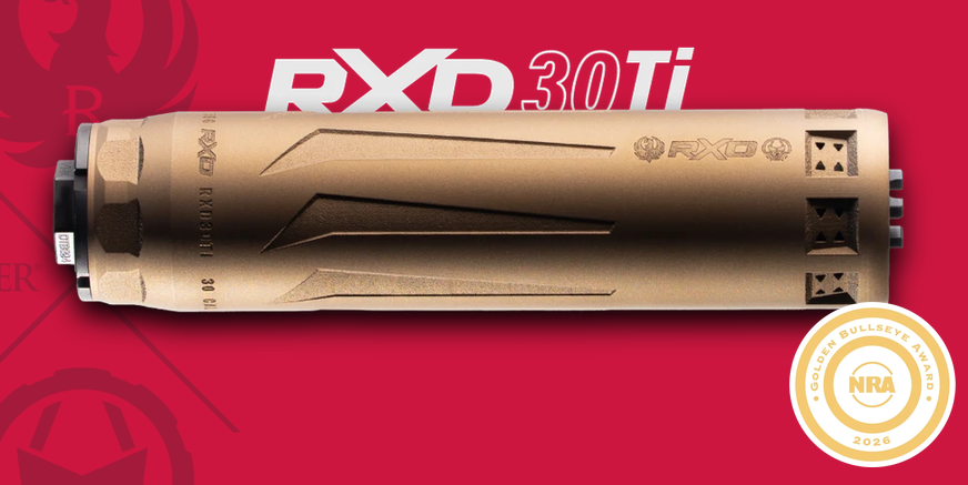 Dead Air RXD30Ti – .30 Cal Suppressor – Burnt Bronze - 5/8x24 Direct Thread